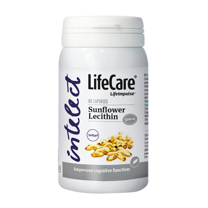 Sunflower seed lecithin, soft capsules